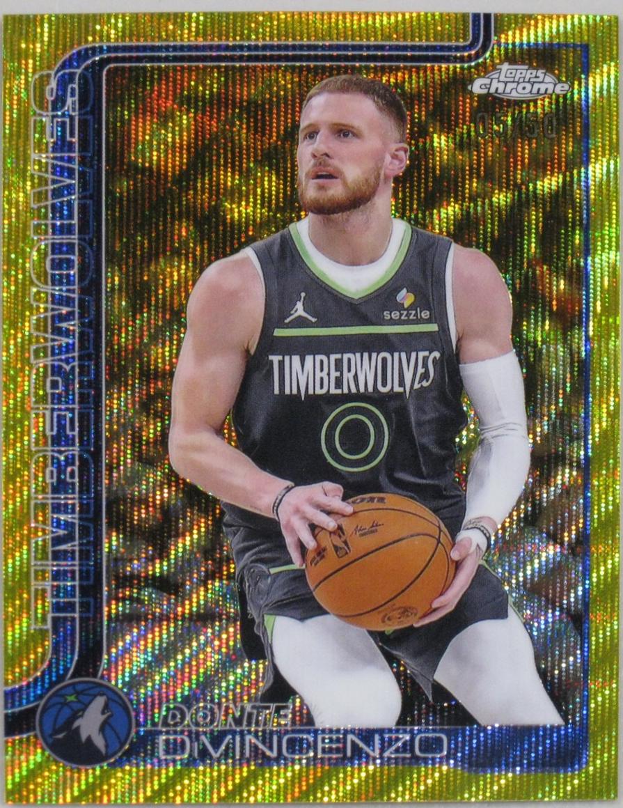 Donte DiVincenzo [Gold Wave Refractor] #145