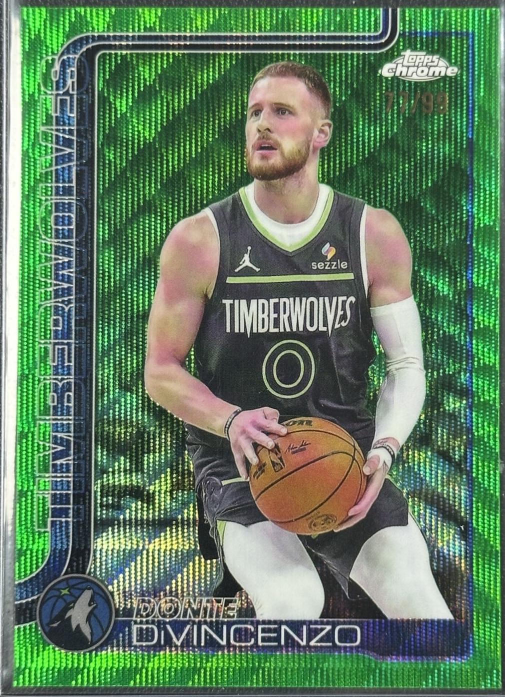 Donte DiVincenzo [Green Wave Refractor] #145
