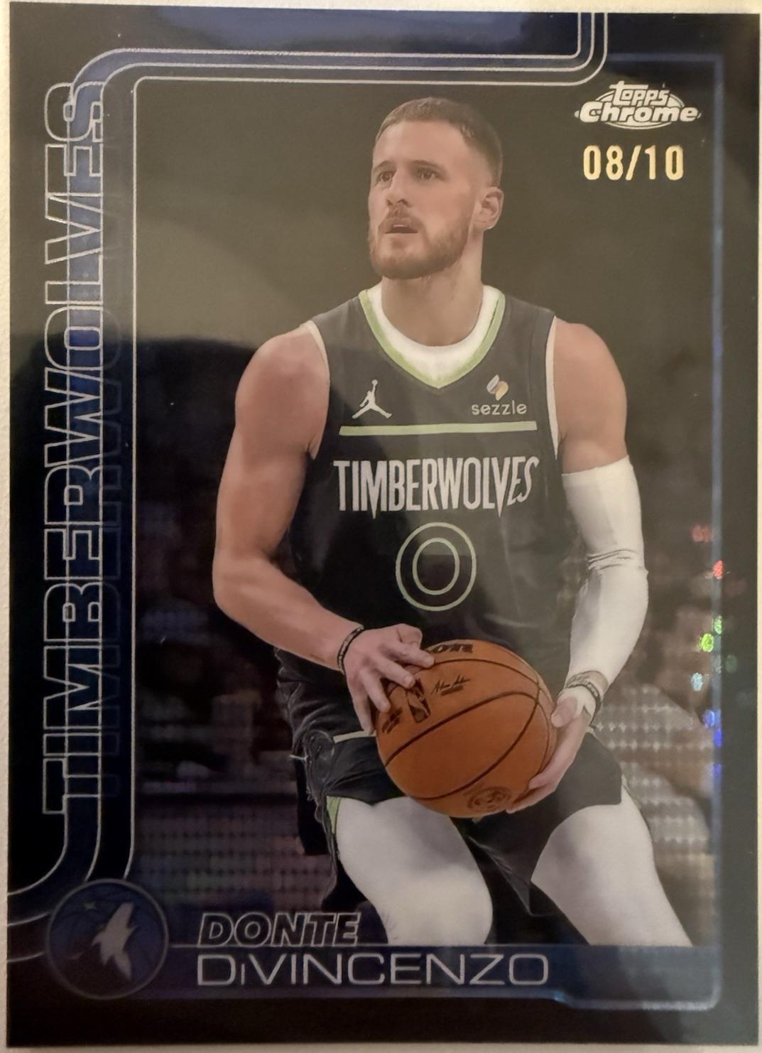 Donte DiVincenzo [Pulsar Black Refractor] #145