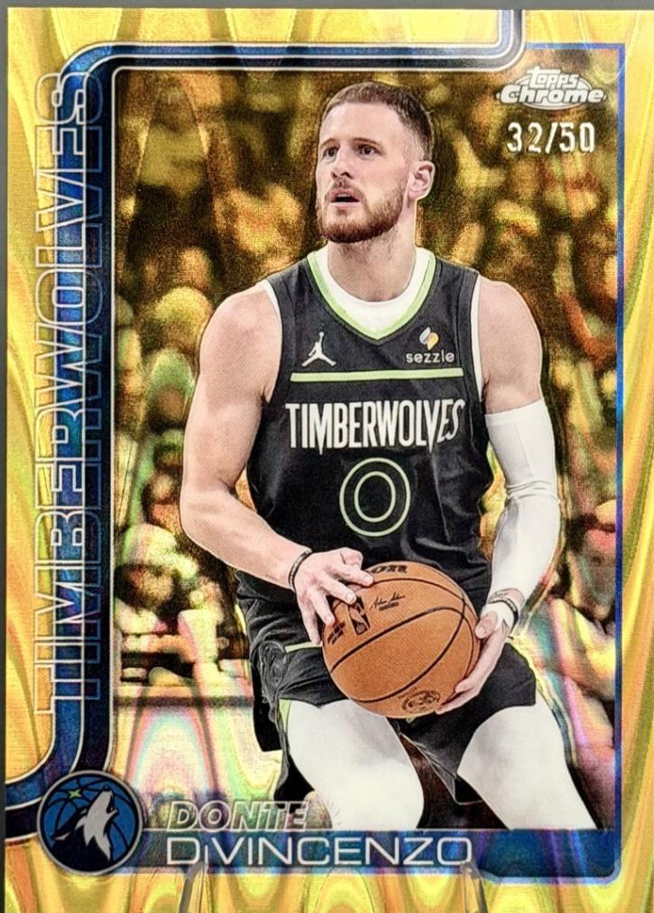Donte DiVincenzo [RayWave Gold Refractor] #145