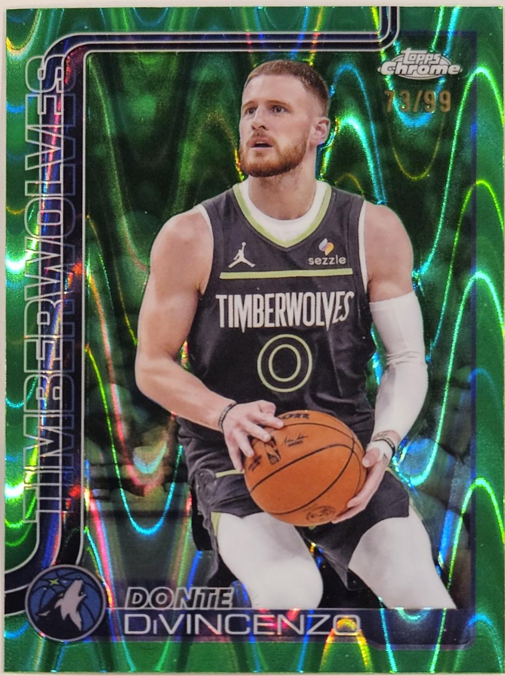 Donte DiVincenzo [RayWave Green Refractor] #145