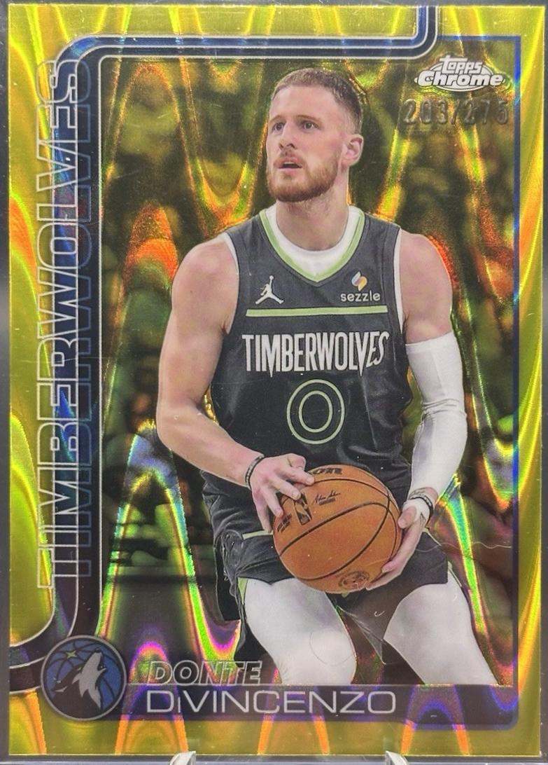 Donte DiVincenzo [RayWave Yellow Refractor] #145