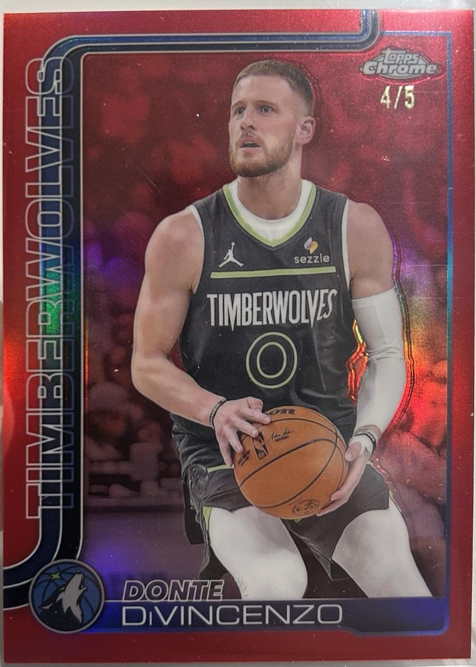 Donte DiVincenzo [Red Refractor] #145