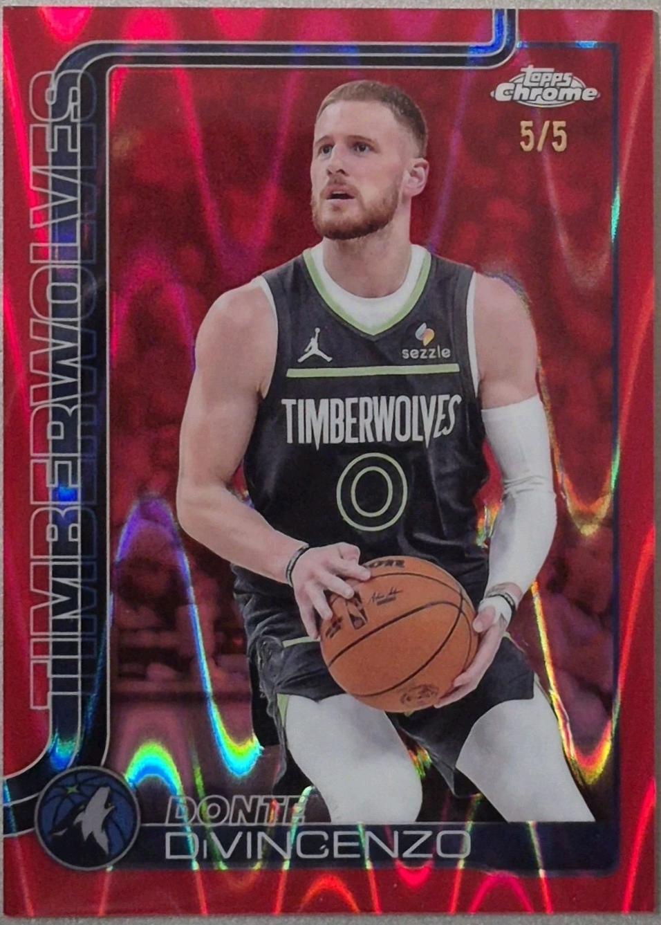 Donte DiVincenzo [Red Wave Refractor] #145