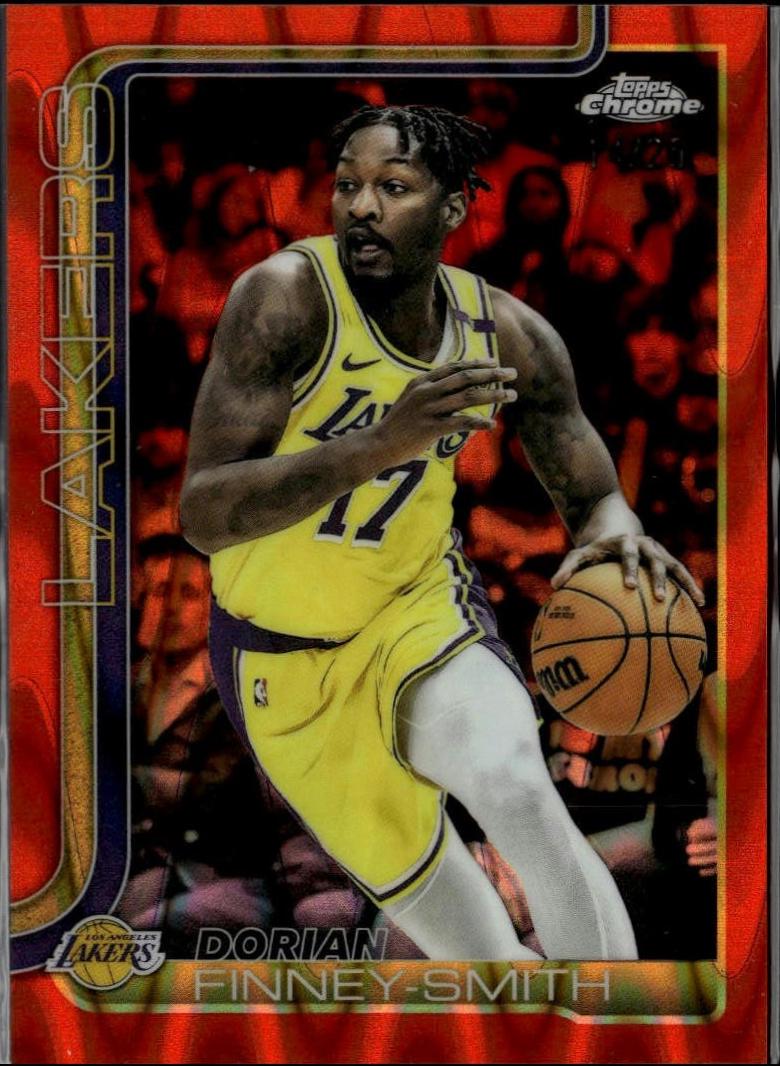 Dorian Finney-Smith [Orange Basketball Refractor] #192