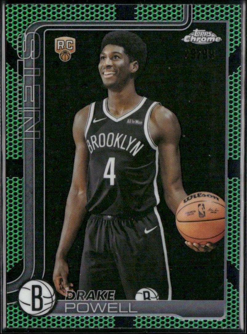 Drake Powell [Green Basketball Refractor] #272