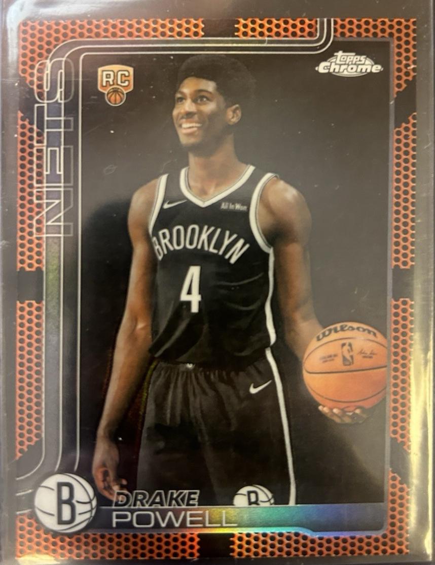 Drake Powell [Orange Basketball Refractor] #272