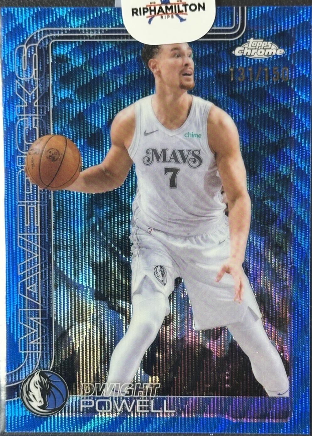Dwight Powell [Blue Wave Refractor] #223