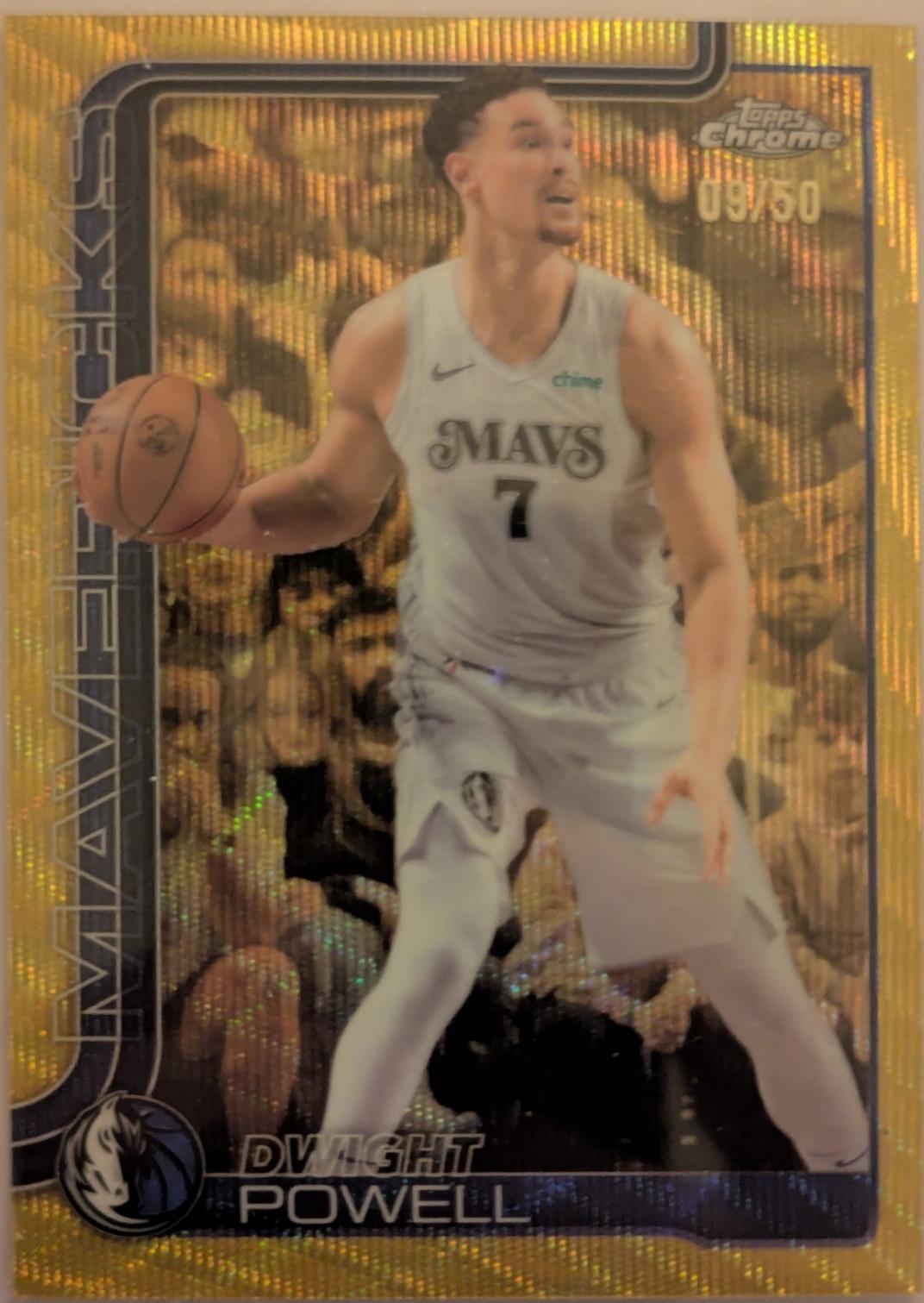 Dwight Powell [Gold Wave Refractor] #223