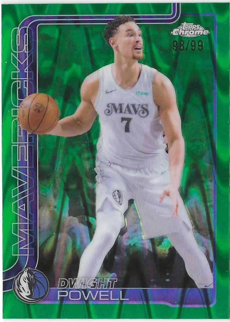 Dwight Powell [Green Wave Refractor] #223