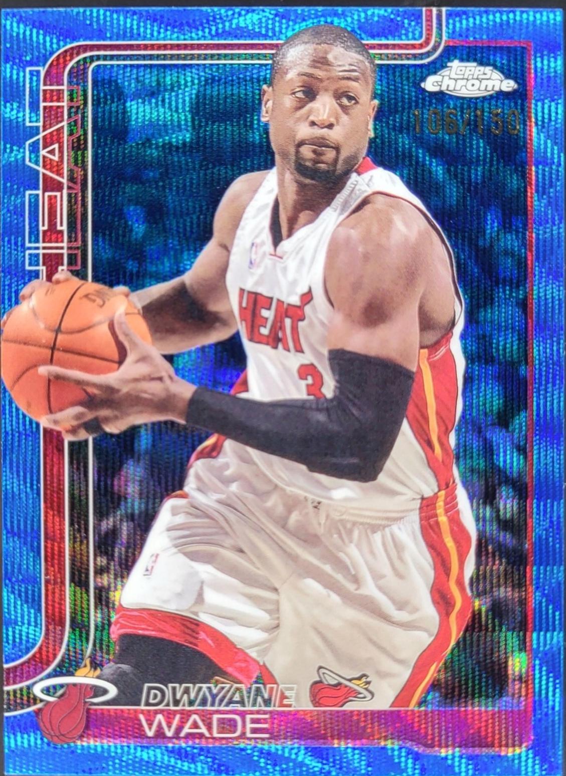 Dwyane Wade [Blue Wave Refractor] #241
