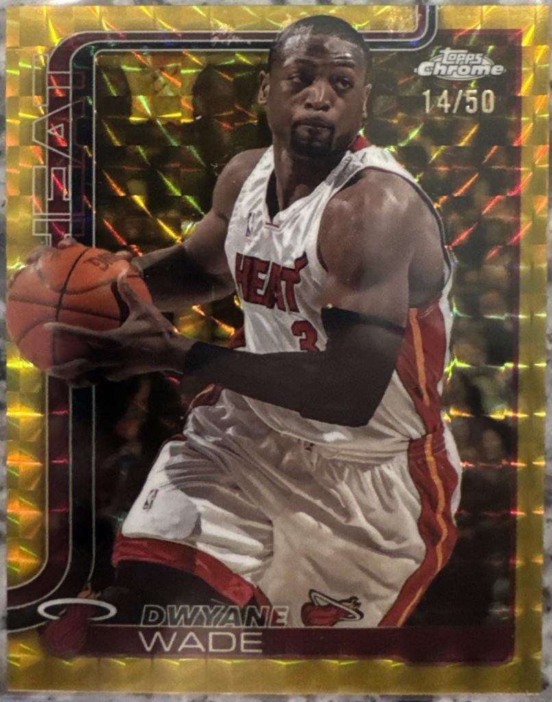 Dwyane Wade [Gold Geometric Refractor] #241