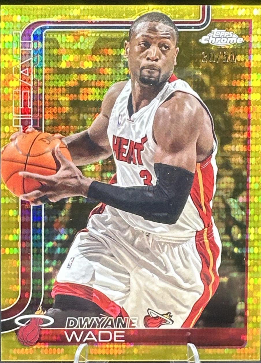 Dwyane Wade [Pulsar Gold Refractor] #241