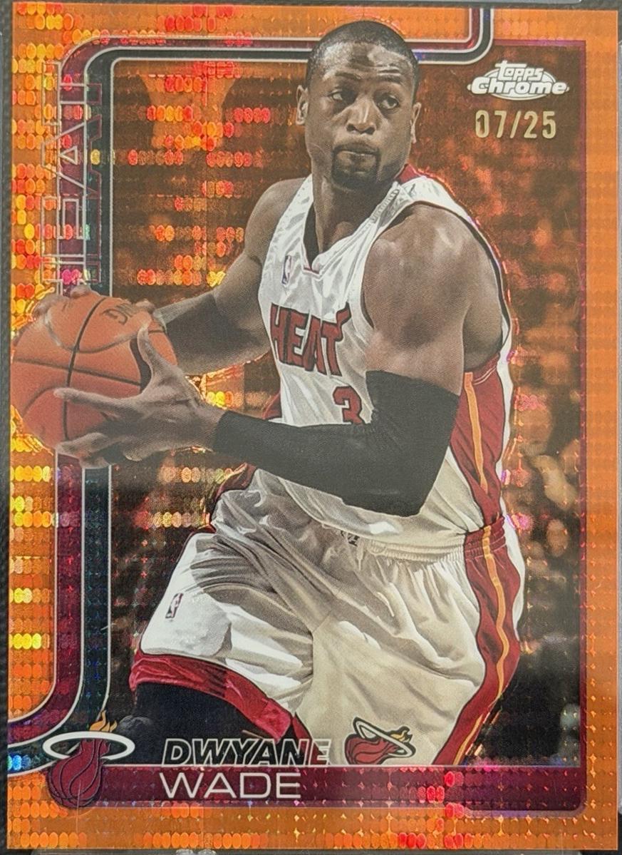 Dwyane Wade [Pulsar Orange Refractor] #241