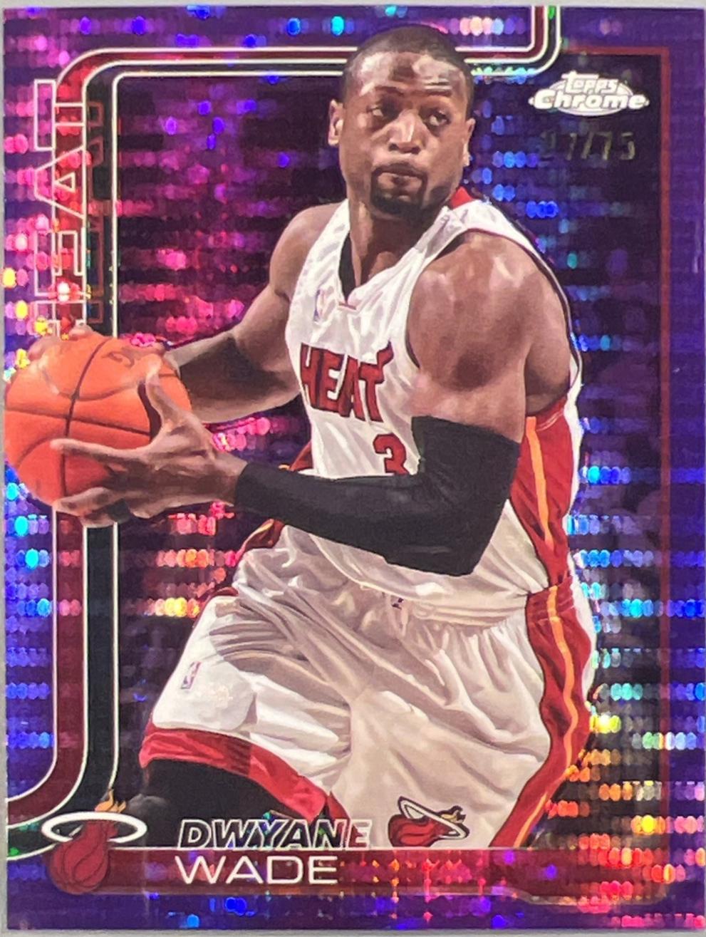 Dwyane Wade [Pulsar Purple Refractor] #241
