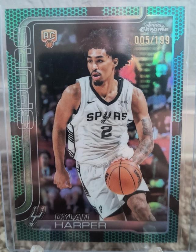 Dylan Harper [Aqua Basketball Refractor] #252