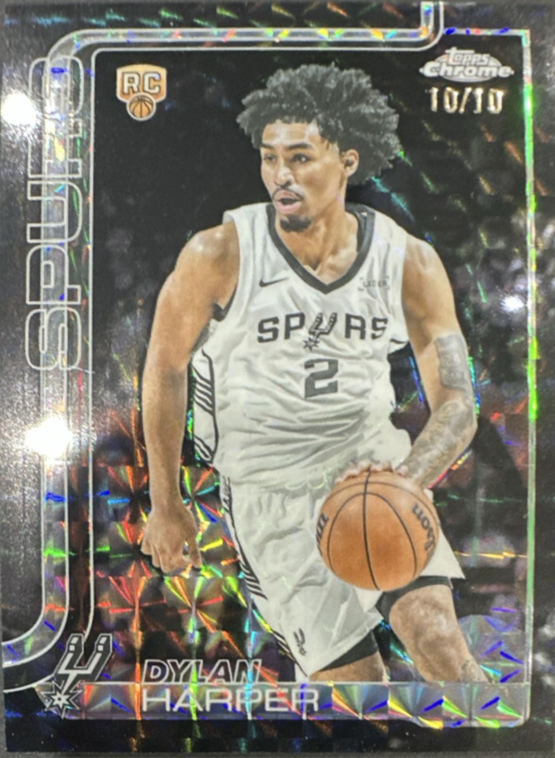 Dylan Harper [Black Basketball Refractor] #252
