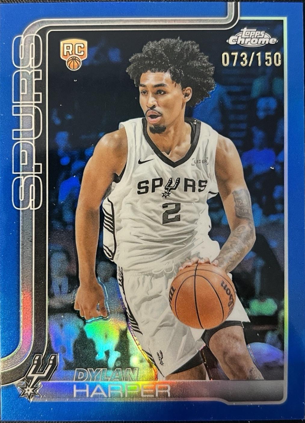 Dylan Harper [Blue Basketball Refractor] #252