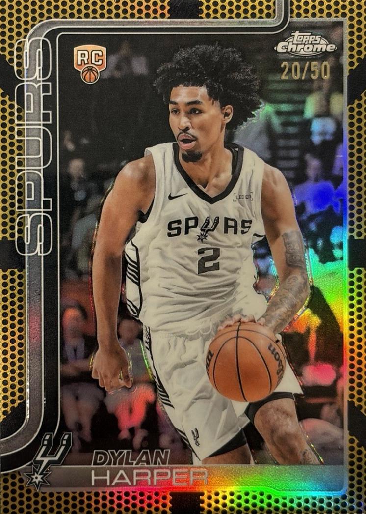 Dylan Harper [Gold Basketball Refractor] #252