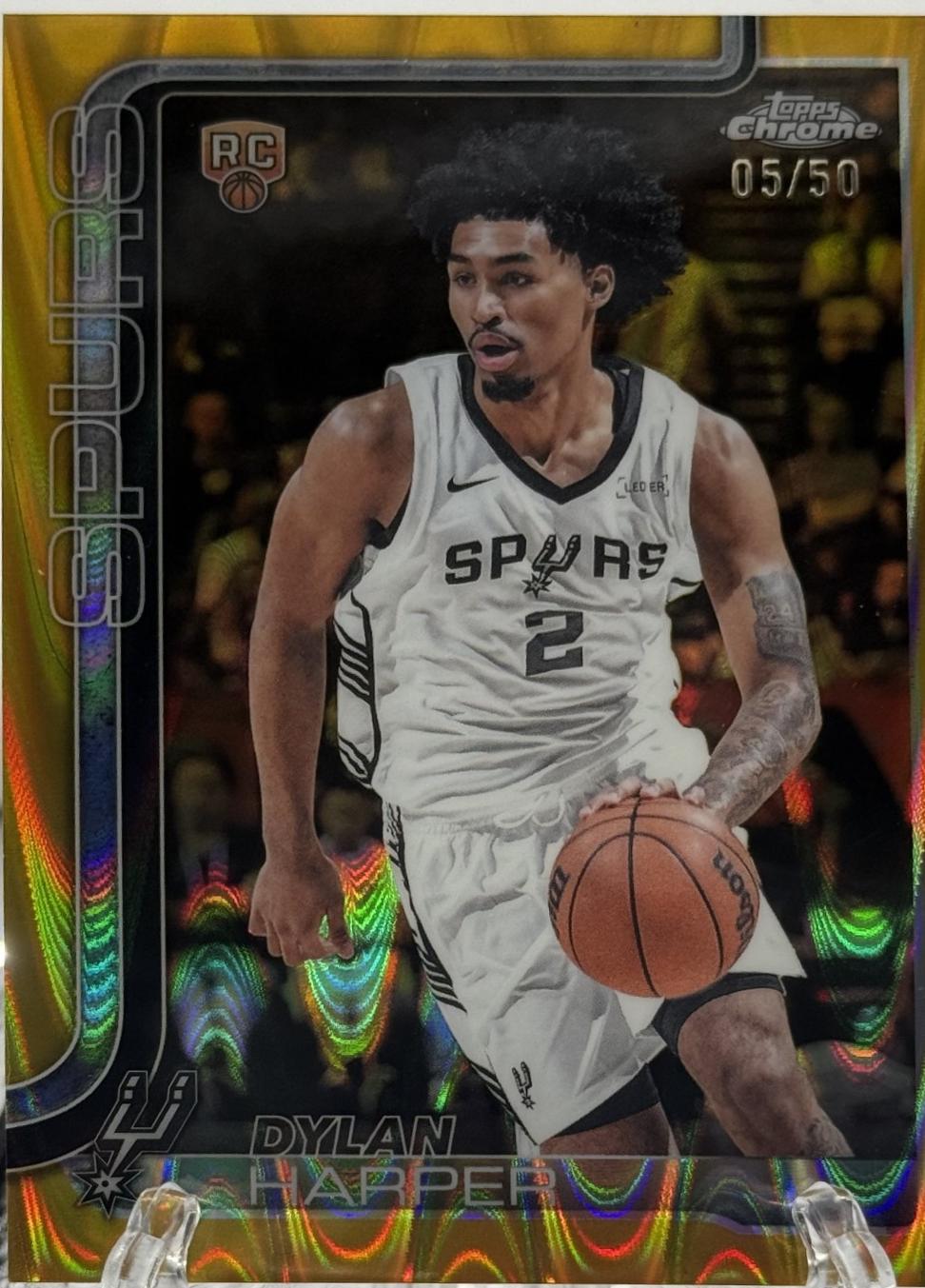 Dylan Harper [Gold Wave Refractor] #252