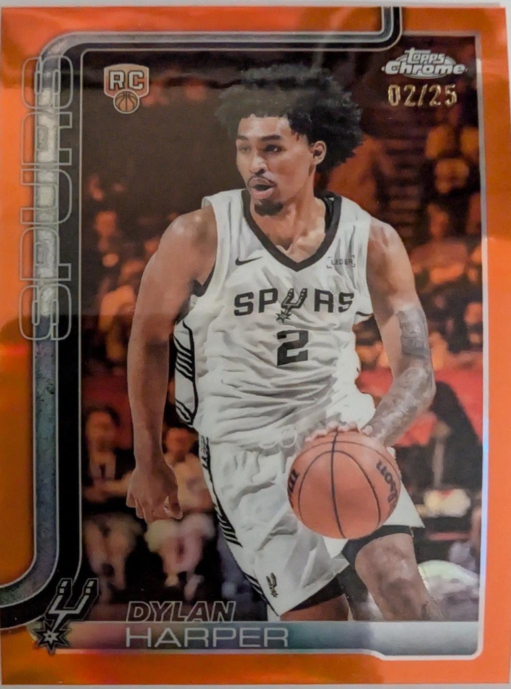 Dylan Harper [Orange Refractor] #252