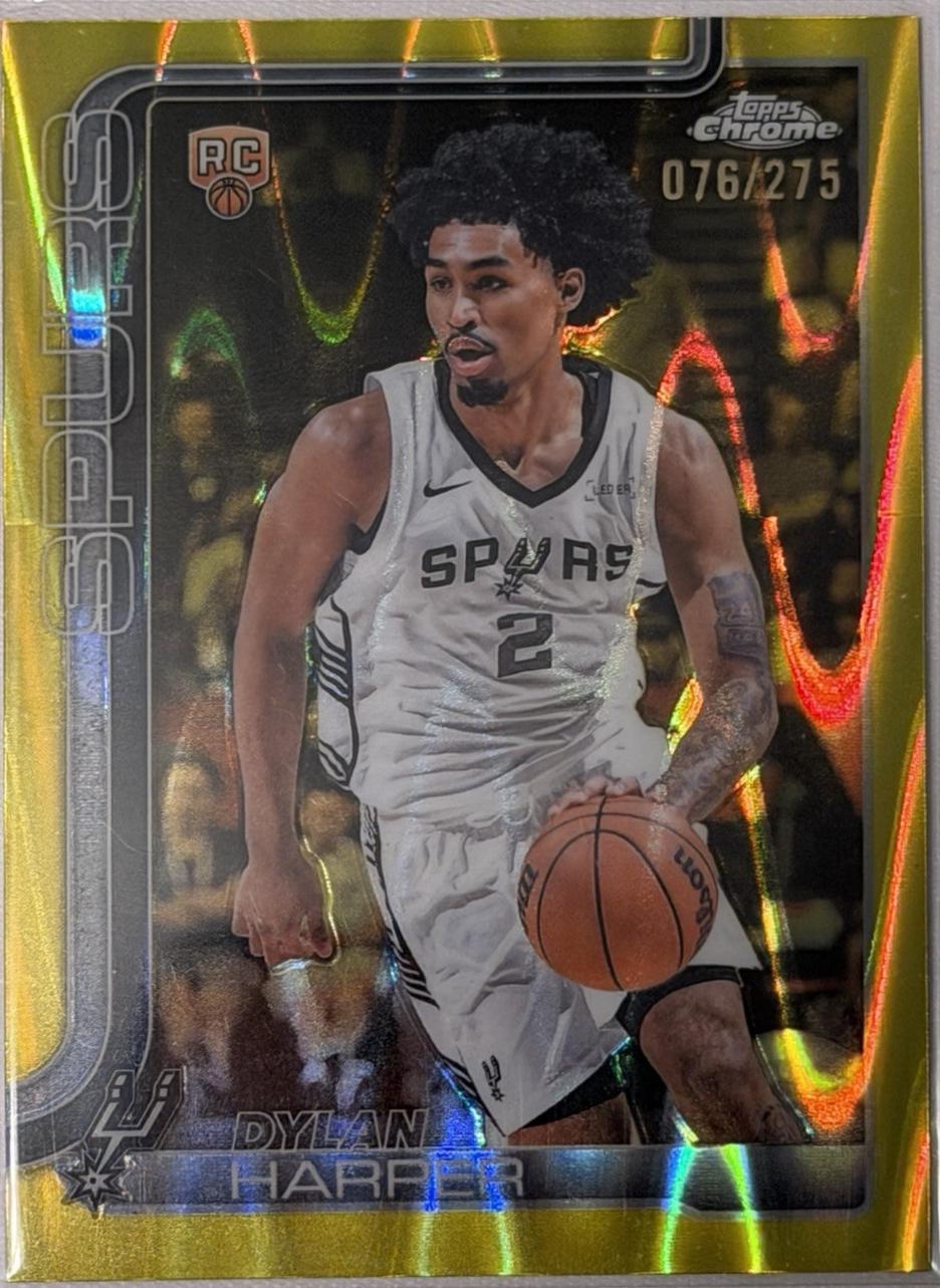 Dylan Harper [Yellow Basketball Refractor] #252