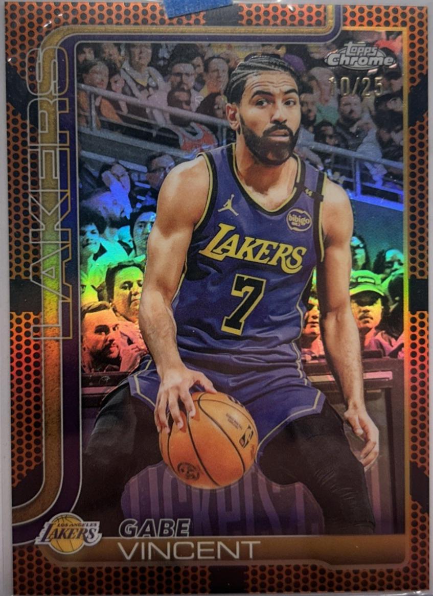 Gabe Vincent [Orange Basketball Refractor] #119