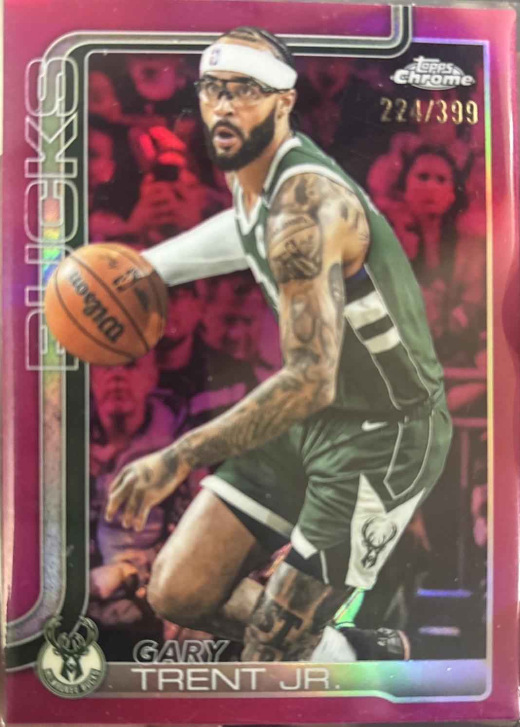 Gary Trent Jr. [Magenta Refractor] #110