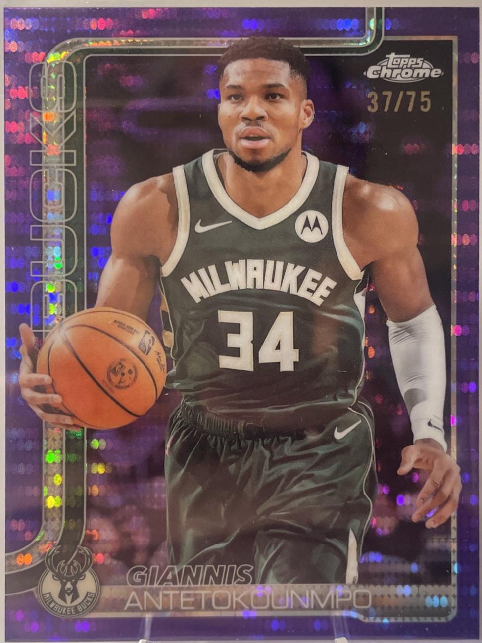 Giannis Antetokounmpo [Pulsar Purple Refractor] #137