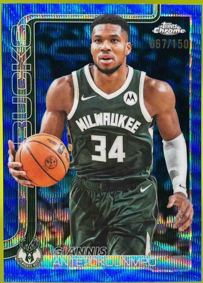 Giannis Antetokounmpo [RayWave Blue Refractor] #137