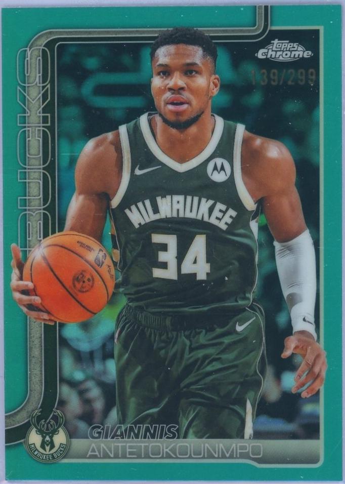 Giannis Antetokounmpo [Teal Refractor] #137
