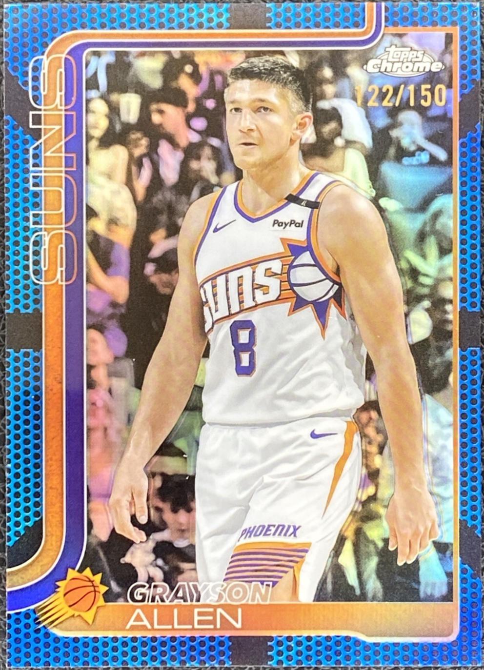 Grayson Allen [Blue Basketball Refractor] #107
