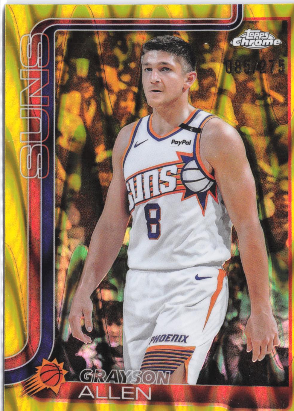 Grayson Allen [Orange Wave Refractor] #107