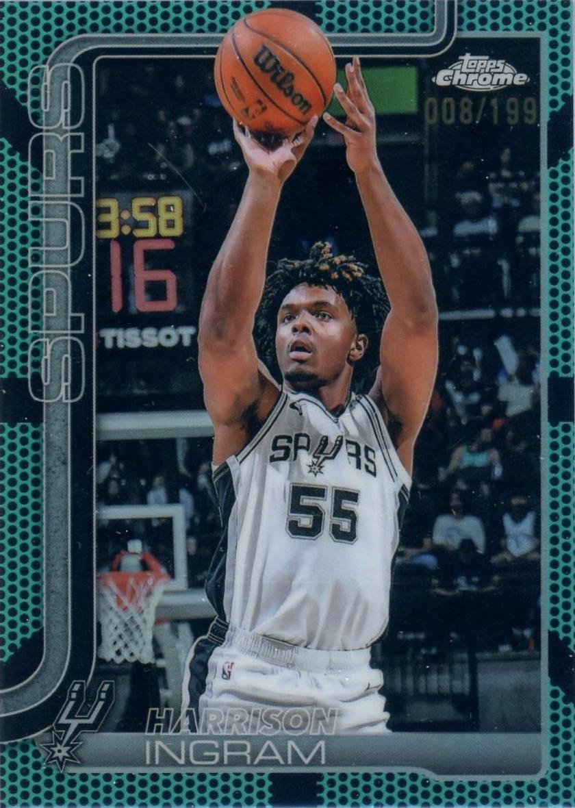 Harrison Ingram [Aqua Basketball Refractor] #222