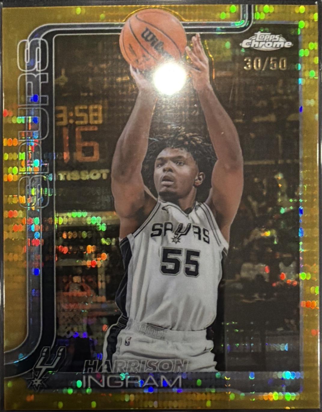 Harrison Ingram [Gold Basketball Refractor] #222