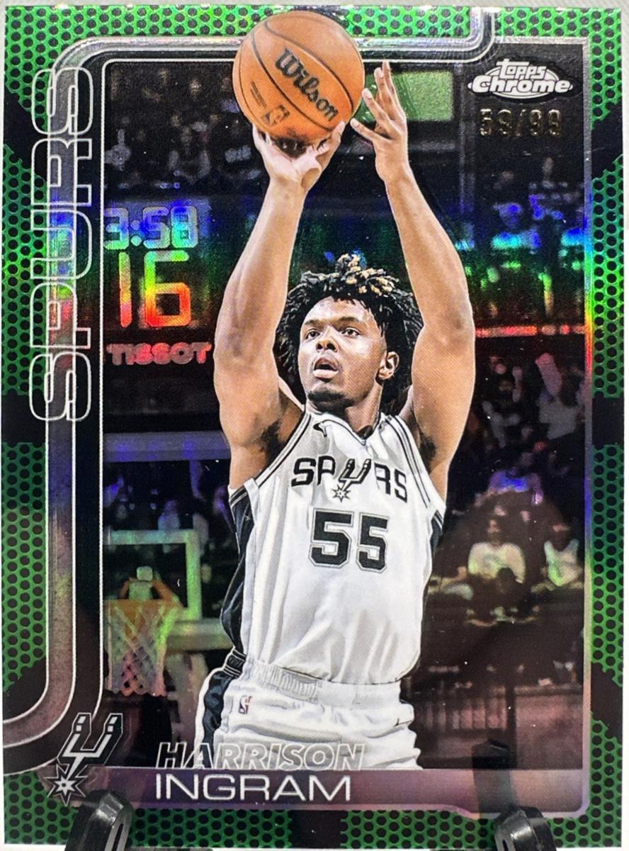 Harrison Ingram [Green Basketball Refractor] #222