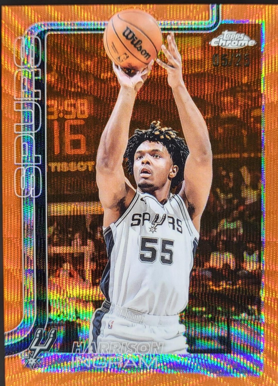 Harrison Ingram [Orange Wave Refractor] #222