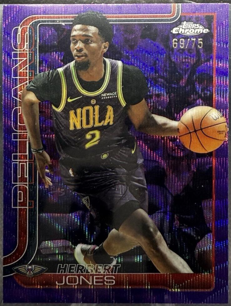 Herbert Jones [Purple Basketball Refractor] #120