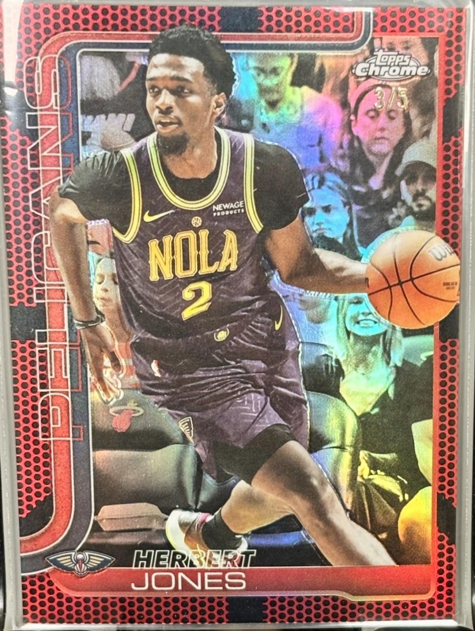 Herbert Jones [Red Basketball Refractor] #120