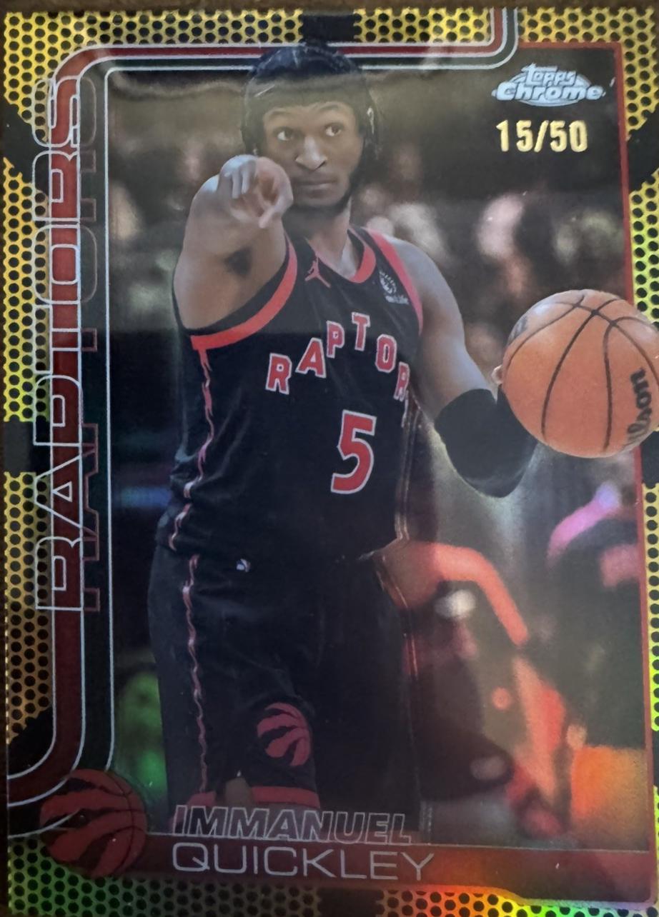 Immanuel Quickley [Gold Refractor] #212