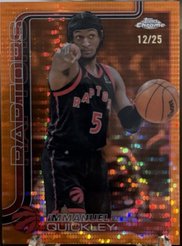Immanuel Quickley [Pulsar Orange Refractor] #212