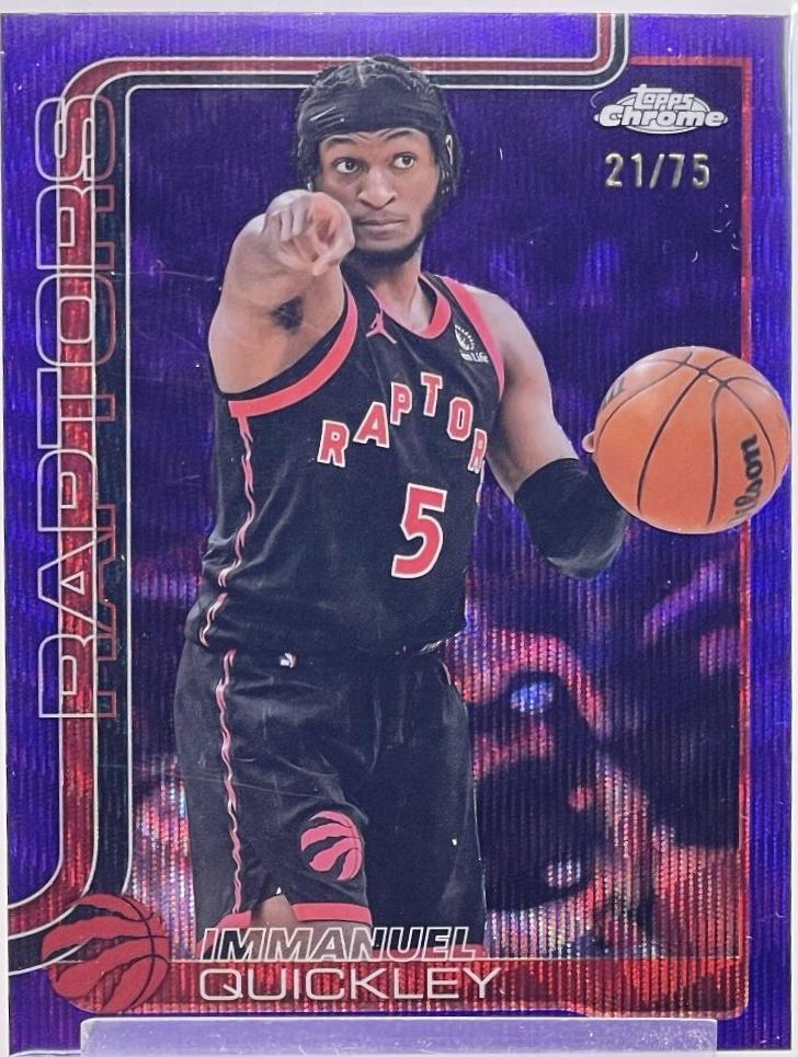 Immanuel Quickley [Purple Wave Refractor] #212