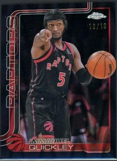Immanuel Quickley [RayWave Black Refractor] #212