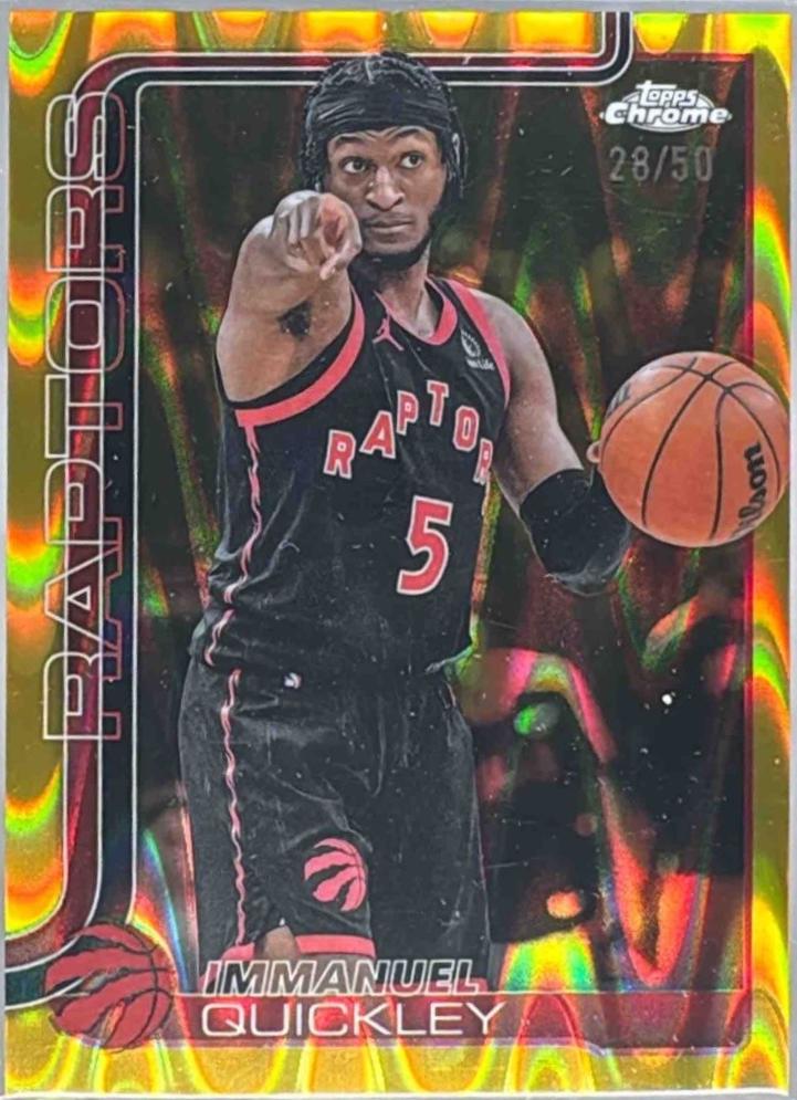 Immanuel Quickley [RayWave Gold Refractor] #212