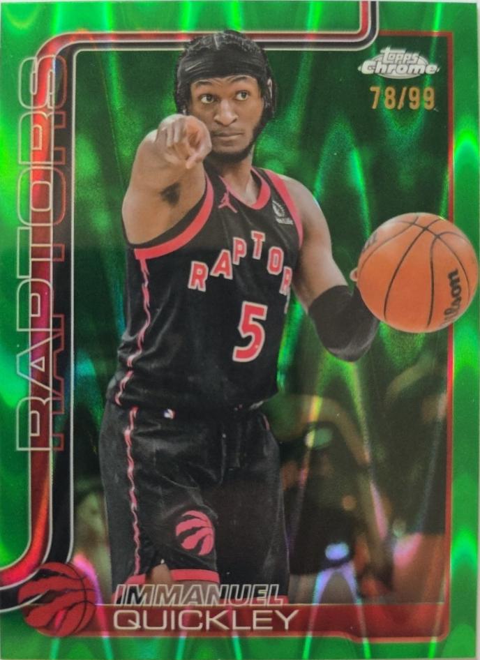 Immanuel Quickley [RayWave Green Refractor] #212