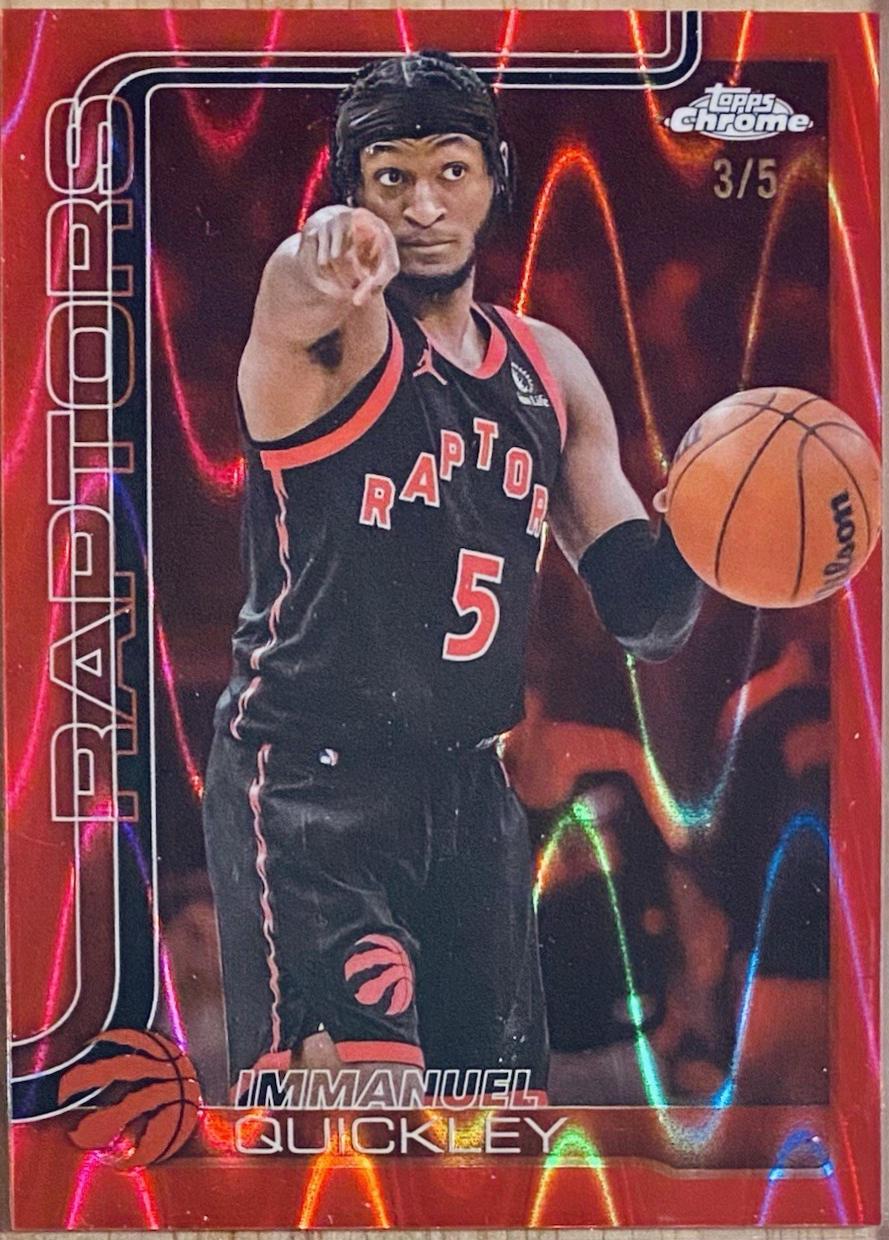 Immanuel Quickley [RayWave Red Refractor] #212