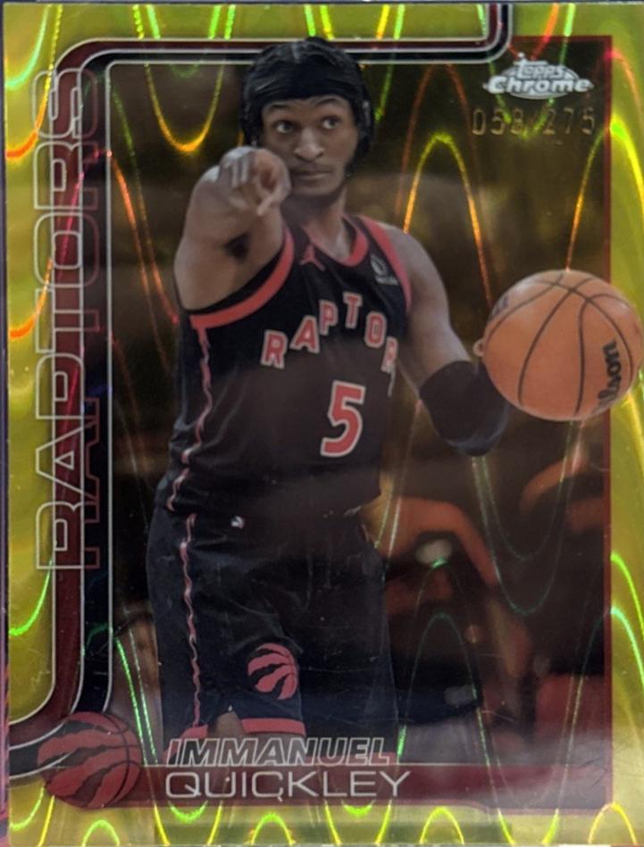 Immanuel Quickley [RayWave Yellow Refractor] #212