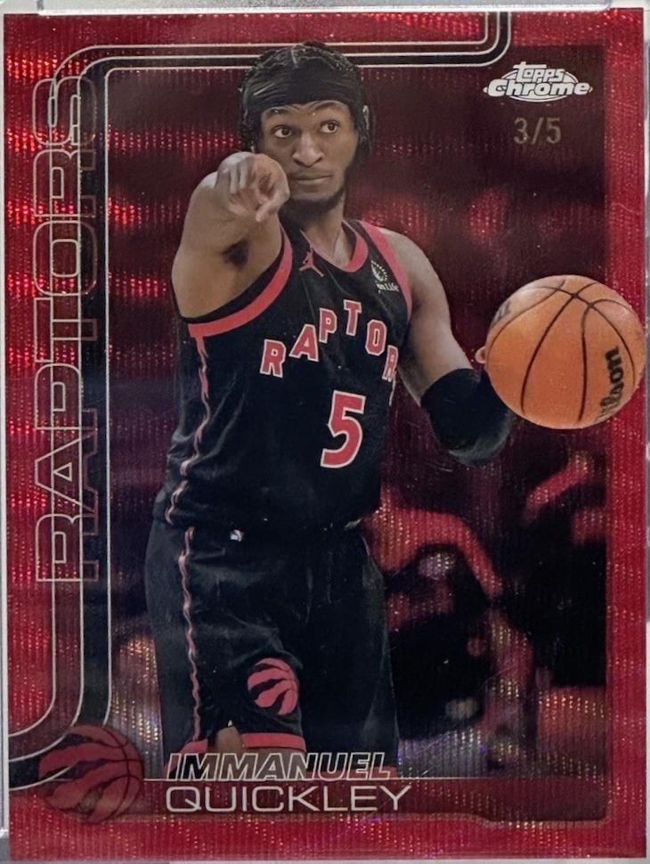 Immanuel Quickley [Red Refractor] #212
