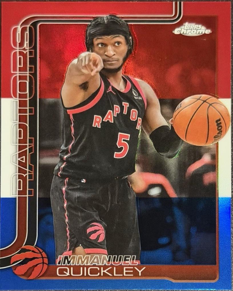 Immanuel Quickley [Red White Blue Refractor] #212