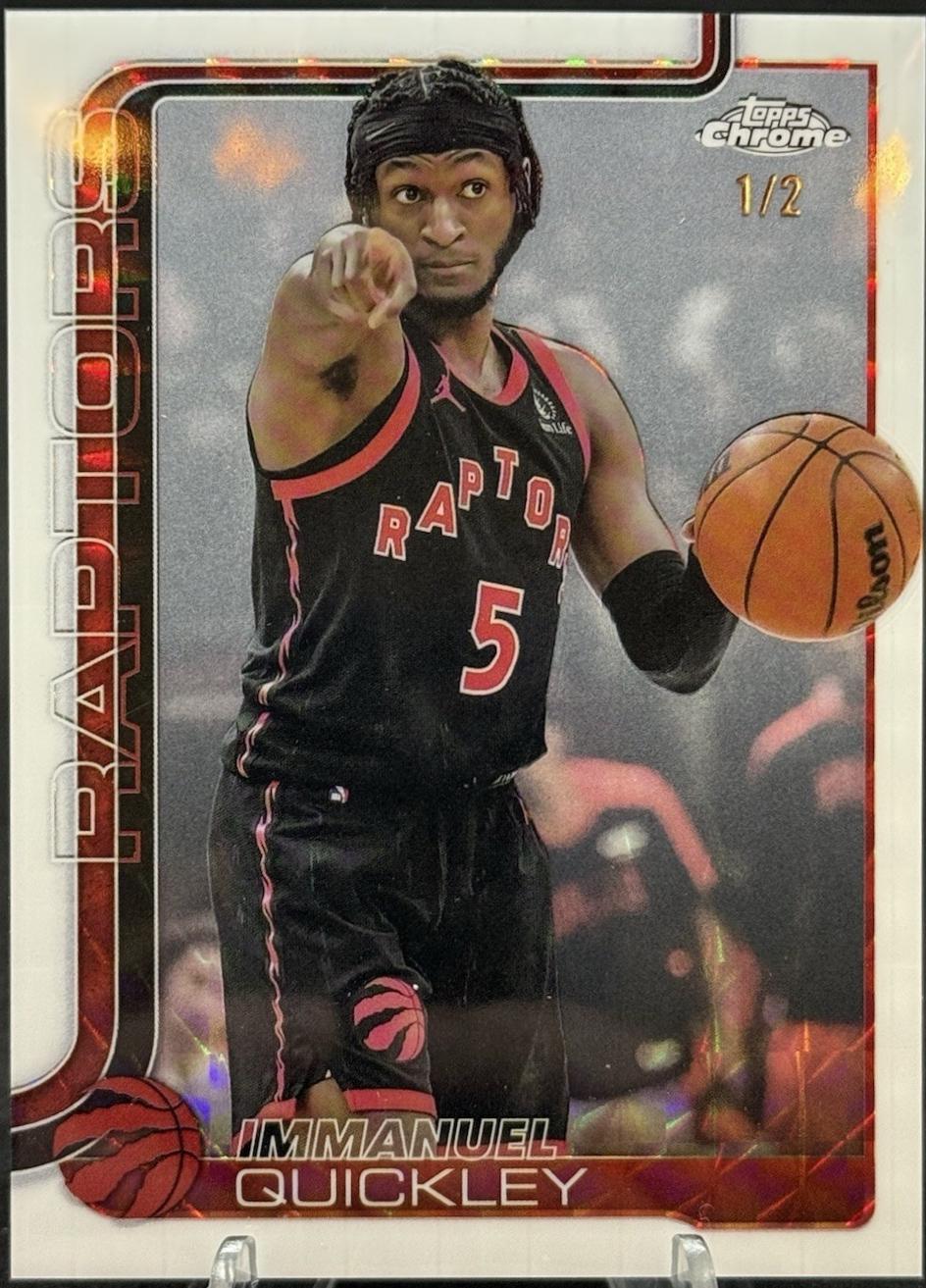 Immanuel Quickley [White Geometric Refractor] #212